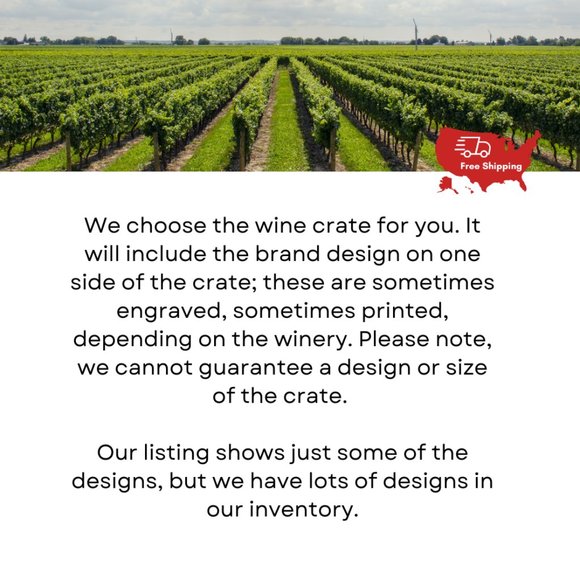 Wine crate, wood crate, wooden wine crate - Picture 4 of 12